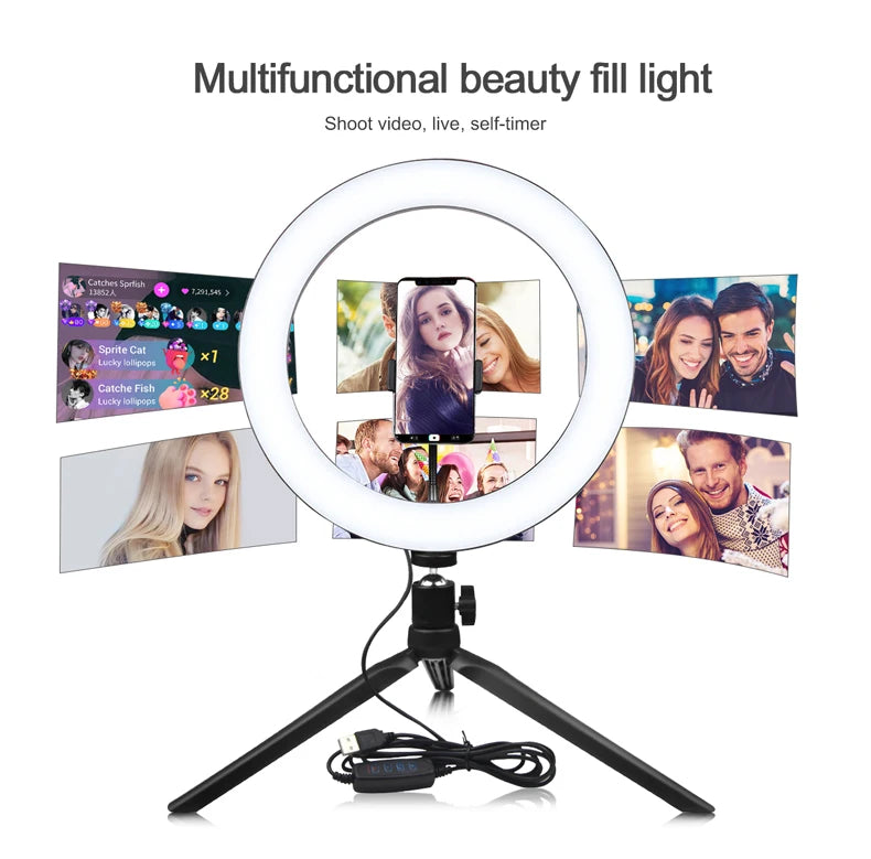 Led para selfie ou vídeo