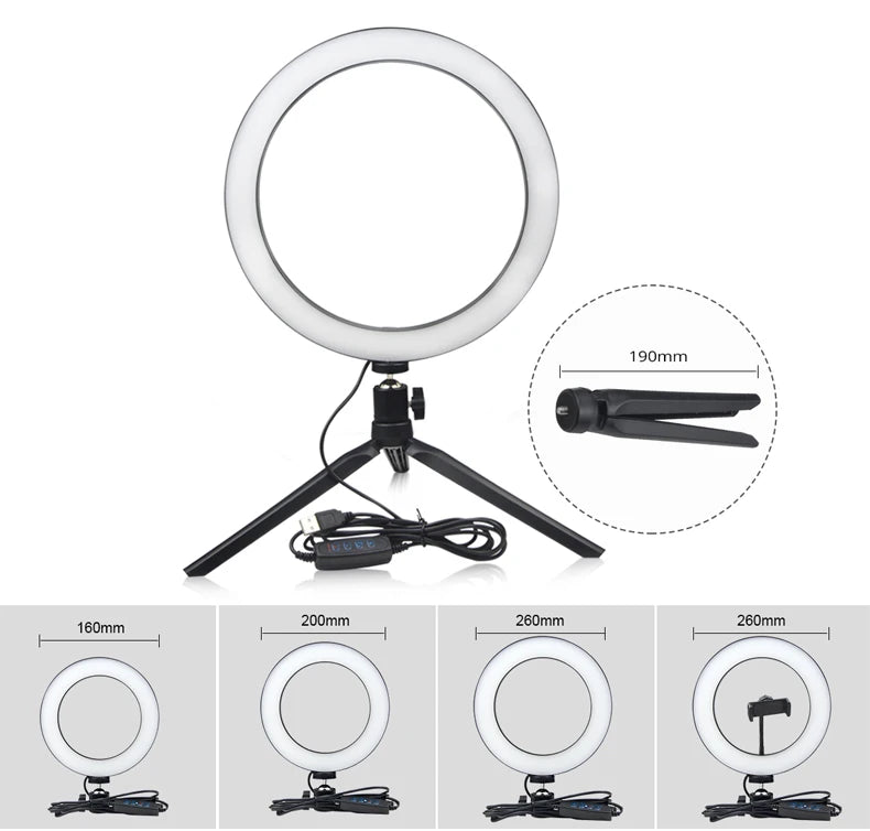 Led para selfie ou vídeo