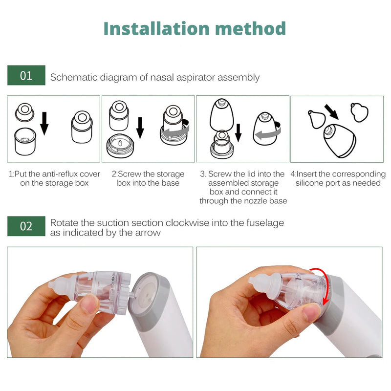 Aspirador Nasal para Bebês